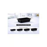 İstanbul Horeca 1/9 Gn Siyah Polikarbon Gastronom Küvet 17X11 Cm 10 Cm Derinlik