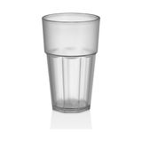 İstanbul Horeca 6 Adet Kırılmaz, Çizilmez, Yıkanabilir Kumlu Pc Casablanca Bardak 400 ml - Şeffaf