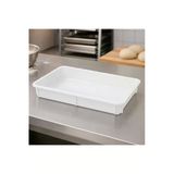 İstanbul Horeca 60X40 Cm Kapaksız Profesyonel Pizza Hamur Tepsisi 7.5 Cm Yükseklik | Pp Gıda Uyumlu Hamur Teknesi