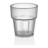İstanbul Horeca Kırılmaz, Çizilmez, Yıkanabilir Kumlu Pc Casablanca Bardak 250 ml - Şeffaf
