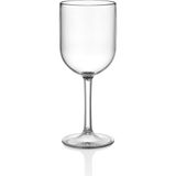İstanbul Horeca Kırılmaz, Çizilmez, Yıkanabilir Polikarbon Şarap Bardağı - Şeffaf - 280 ml
