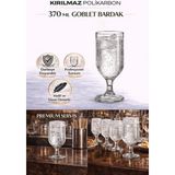 İstanbul Horeca Kırılmaz Polikarbon Goblet Bardak 6 Adet 370 ml Cam Görünümlü Bira & Kokteyl Kadehi - Şeffaf