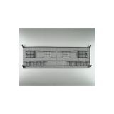İstanbul Kafes - Salma Kafes Önteli - (100,5cm x 26,5cm ) Siyah Fırın Boyalı