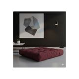 İstanbul kumaş Dekoratif Kadifemsi Kumaş Yer & Palet Minderi 60x60x10 (GÖRSELDEKİ ÜRÜN)-BORDO