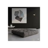 İstanbul kumaş Dekoratif Kadifemsi Kumaş Yer & Palet Minderi 60x60x10 (GÖRSELDEKİ ÜRÜN)-GRİ