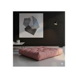 İstanbul kumaş Dekoratif Kadifemsi Kumaş Yer & Palet Minderi 60x60x10 (GÖRSELDEKİ ÜRÜN)-PEMBE