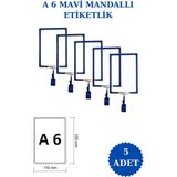 İstanbul Manken 5 Adet A6 Mandallı Raf Etiketi Sepet Etiketi Çerçeveli Etiketlik Eşek Askılık Etiketi