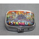 İstanbul Temalı İlaç Kutusu Anahtarlık Alk4371 Mirkh002k-Alk4371