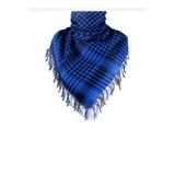 İSTANBULSTYLEMODA Pamuklu Puşi , Poşu, Kefiye Beyaz Şal 100x100