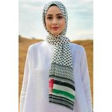 İSTANBULSTYLEMODA Unisex Günlük Kullanıma Uygun Puşi Şal Kefiye Filistin Bayrak Fular Afl2364