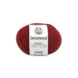 Istanwool Örgü İpi Kadife Bordo%100 Türk Yünü 50g 125m (73426)