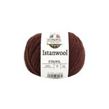 Istanwool Örgü İpi Kestane Kahve%100 Türk Yünü 50g 125m (77218)