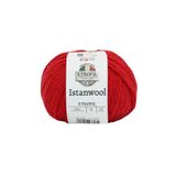 Istanwool Örgü İpi Nar Kırmızısı%100 Türk Yünü 50g 125m (73425)