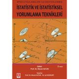 İstatistik ve İstatistiksel Yorumlama Teknikleri / Murat Altun / Ekin Basım Yayın / 9786256263307