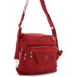 Ister Sırt Ister Omuz Ister Çapraz Askılı Fonksiyonel Kullanım Kadın Çantası 30*30 cm Büyük Boy - 30 x 30 cm - Bordo