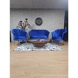 Istiridye Takım Gold Kaplama Sivriltme Ayak Çay Seti Koltuk Takımı Mavi Renk 110 x 48 Boyut/ebat - Çok Renkli