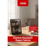 İstisna Gazi Mustafa Kemal Atatürk Masaüstü 2026 Yılı Takvimi Cumhuriyetimizin 103. Yılına Özel Seri
