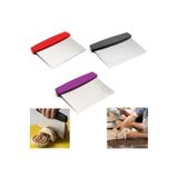 İstoç Türk Hamur Dilimleyici. Ergonomik Tutacaklı 10x13cm Hamur Kesici Paslanmaz Çelik Dilimleyici