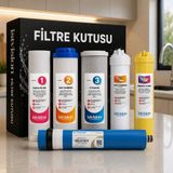 İstvision Açık Kasa 6 Aşama Orijinal Filtre Seti Vontron Membran Açık Kasa Cihazlar İçin Uyumlu - Beyaz