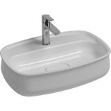 Isvea Fluido Tezgah Üstü Lavabo, 60 cm - Parlak Beyaz