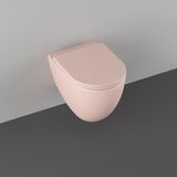 Isvea Infinity Asma Klozet Somon ve F 50 Somon Yavaş Kapanan Klozet Kapağı Dahil - Pembe