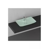İsvea Isvea Sistemay Clear S&S 65 Cm Tezgahüstü Lavabo – Mint (Yeşil)