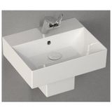 Isvea Sistema Z 60X42CM Yarım Ayaklı Lavabo Seti - Beyaz