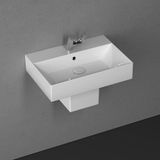 Isvea Sistema Z Frame 50x42 cm Modern Tasarımlı Lavabo ve Yarım Ayak Seti