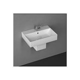 Isvea Sistema Z Frame 60 Cm Lavabo + Kare Yarım Ayak Beyaz