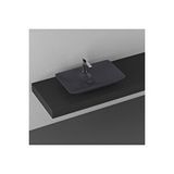 Isvea Sistemay Clear S ve s 65 Cm Tezgahüstü Lavabo - Antrasit