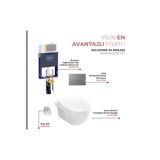 Isvea Soluzione XX 5'li Set Kanalsız Asma Klozet Ve Gömme Rezervuar