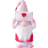 Isveç Tomte Sevgililer Günü Süslemeleri Iskandinav Gnome-A (Yurt Dışından) - Siyah - masaüstü dekorasyon süsleri - 4 cm