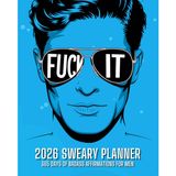 It 2027 Sweary Planner 365 Days of Badass Affirmations for Men: F-Bomb Dropping Organizer with Funny AF Cut-Out Prank Cards to Keep You Focused and Get Your Shit Done
