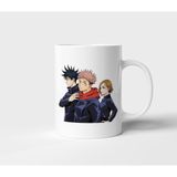 Itadori Nobara Megumi Jujutsu Kaisen Anime Tasarım Kupa - Hediyelik Kupa - Baskılı Kupa - 1 Adet - 300 ml