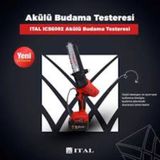 Ital ICS6002 Akülü Budama 2X21V Akü Uzun Palali El Testeresi