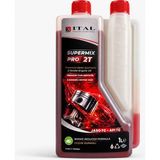 İtal Supermix Pro 2t 1 Litre Kırmızı Yarı Sentetik Motor Yağı İki Zamanlı Güçlü Performans