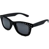Italia Independent Italıa Independent 0090VR 50 009 B78 Velvet Sıyah Kadife Wayfarer Gri Unısex Güneş Gözlüğü - Siyah