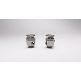 ITALIANA FERRAMENTA Pekı Dolap Içi Cam Raf Tutucu 4-10MM Ø5mm Pimli - 4 Adet - yok