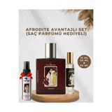 ItalianGlow Afrodite Parfüm Seti 50 ML Parfüm + 10 ML Cep Boy + 50 ML Saç Parfümü Hediyeli Uzun Süre Kalıcılık Deneyimi