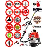 İtaly 643 Plus Vtec 14 Parça Full Set Sırt Tipi Benzinli Çalı Çim Biçme Tırpanı Güçlü Yüksek Performans