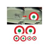 Italya Bayrağı Motorsiklet Sticker Etiket Pıaggıo Vespa Gts Gtv
