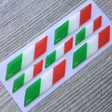 Italyan Bayrağı 3D Sticker Seti 7 Parça (437794538)