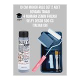 İtalyan Gri Selfy Decor 500 Cc (750 GR) Kendinden Vernikli Akrilik Dolap Boyama Seti Zımpara
