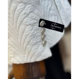 İtalyan kesim ceket yelek pantolon damatlık set Beyaz T12074 - 48