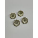 Italyan Model Trenckot, Kaban Ve Mont Dugmesi Takimi 4Lu Set Gold 2,7 Cm