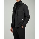 Italyan Stil Slim Fit Fermuarlı Ceket Pantolon Spor Takım Elbise Siyah T14976 - 56