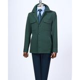 İtalyan stil slim fit mevsimlik spor erkek mont yeşil T13091 - 50