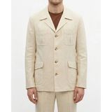 Italyan Stil Slim Fit Spor Erkek Ceket Bej T13745 - 56
