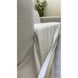 Italyan Süet Koruyucu Esnek Elastik Giydirme Koltuk Örtüsü - Bej - 3+3+1+1 (4 Parça Set) - 10 x 10 cm