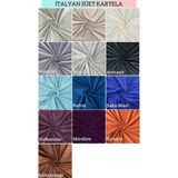 Italyan Süet Kumaş Lastikli Kaymaz Esnek Sandalye Koruyucu Örtü - Antrasit - Üç Adet - 40 x 40 cm